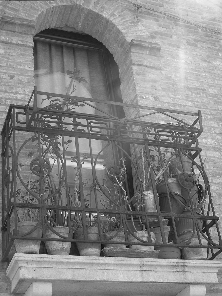 Terrazzino in un vicolo