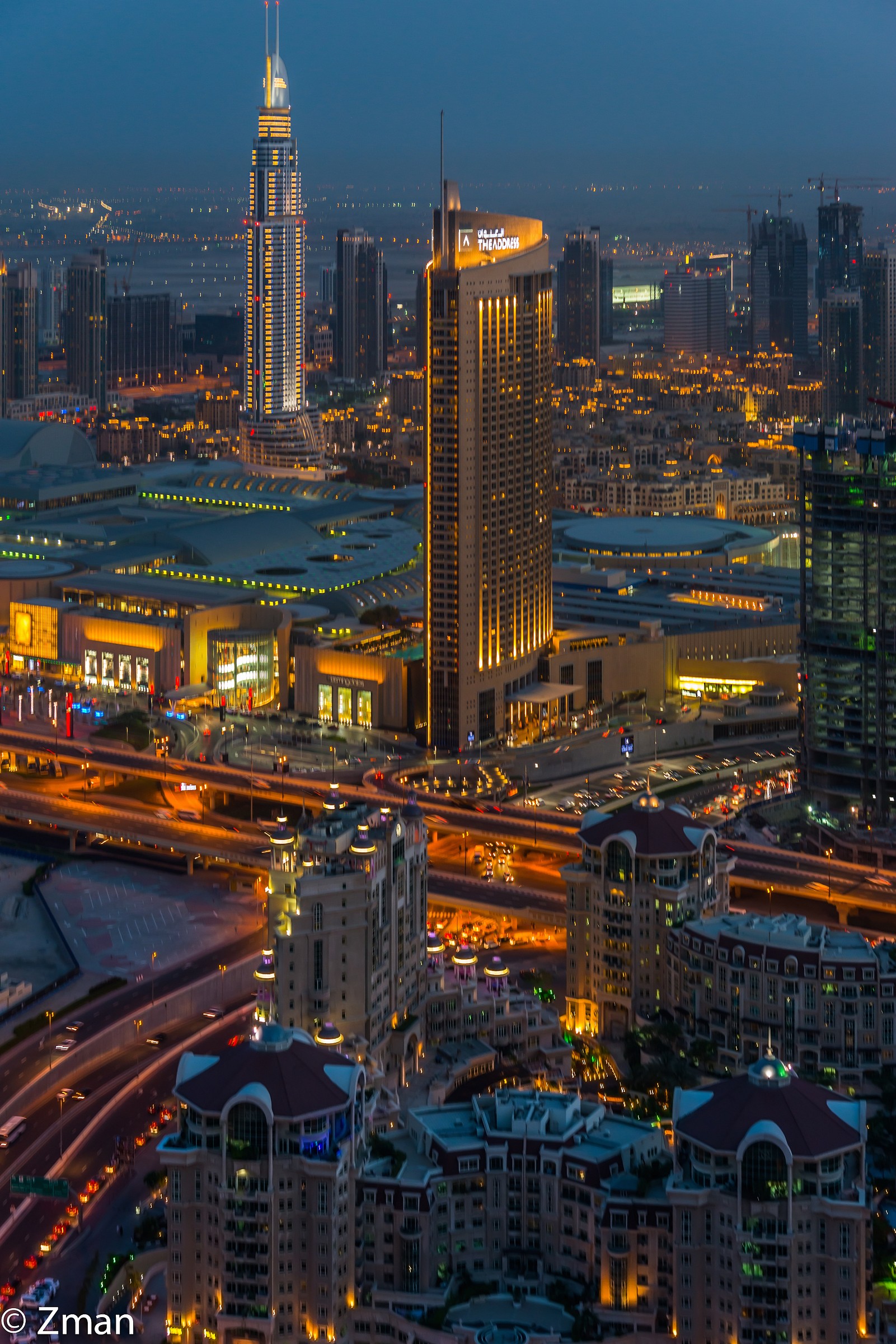 The Address Building at Night