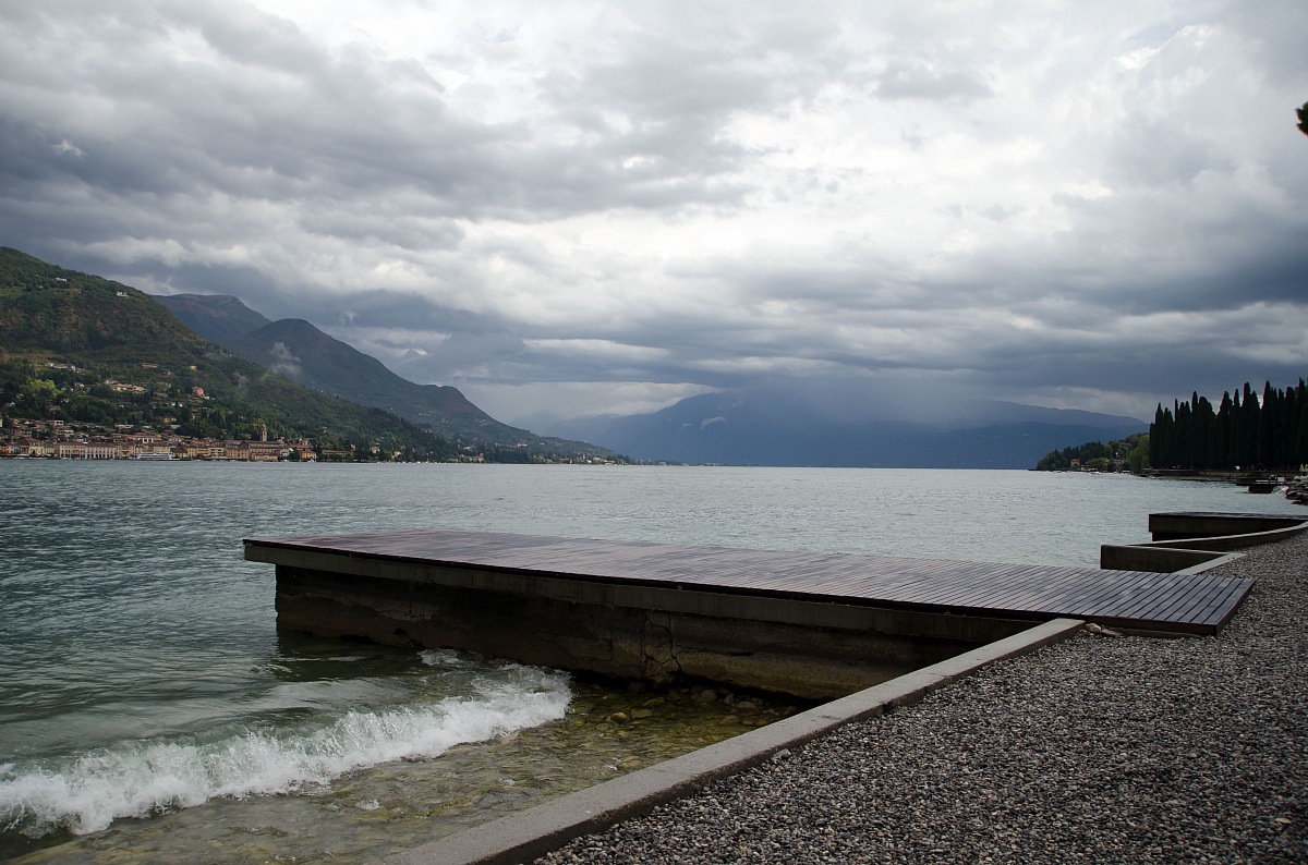 temporale al lago