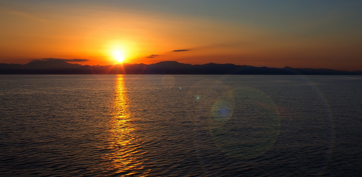 Traghettando al tramonto