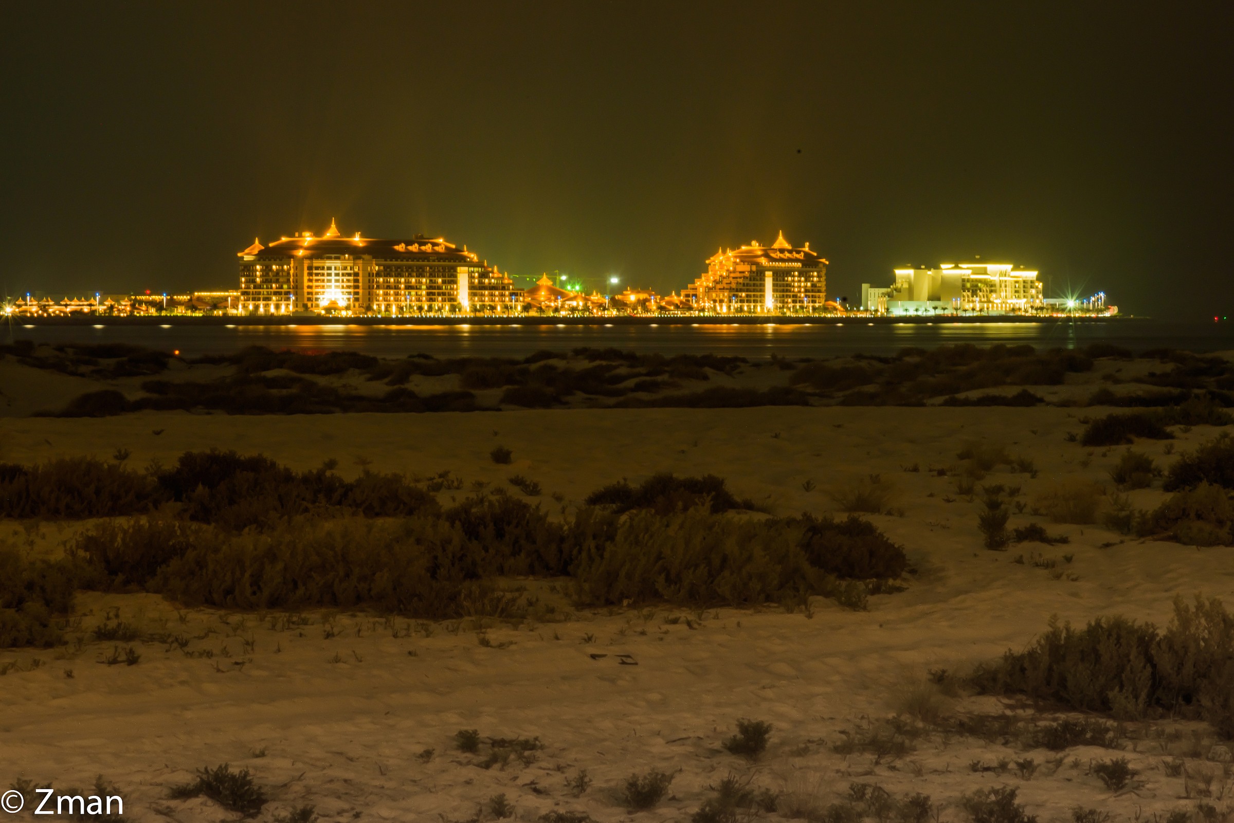 The Palm di notte, Dubai