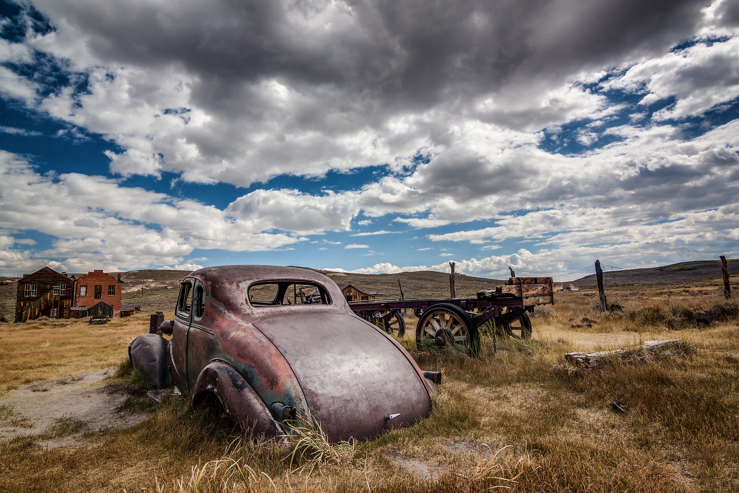 parked at the end of a long journey