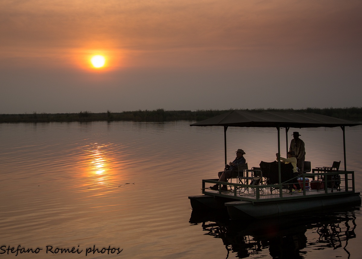zambesi river sunset