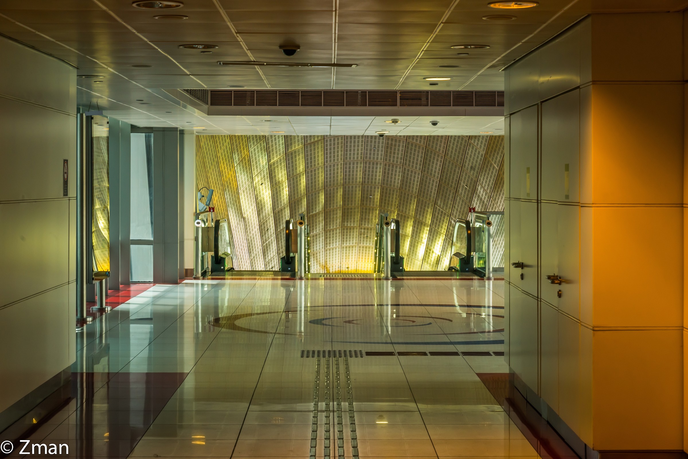 Dettagli della stazione della metropolitana Dubai