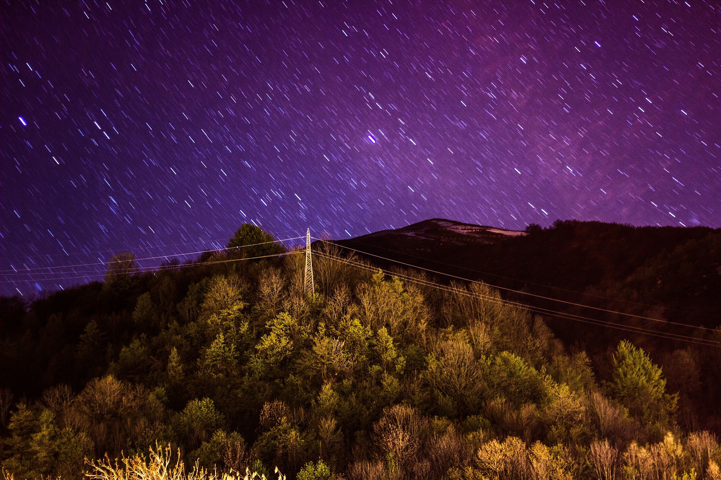 starfall on Monte Vecchio