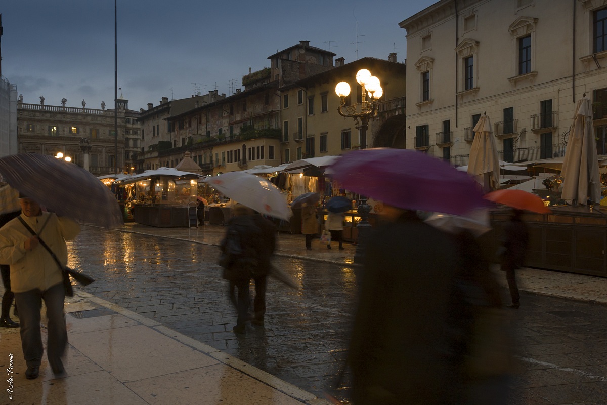 Autumn in Piazza Erbe