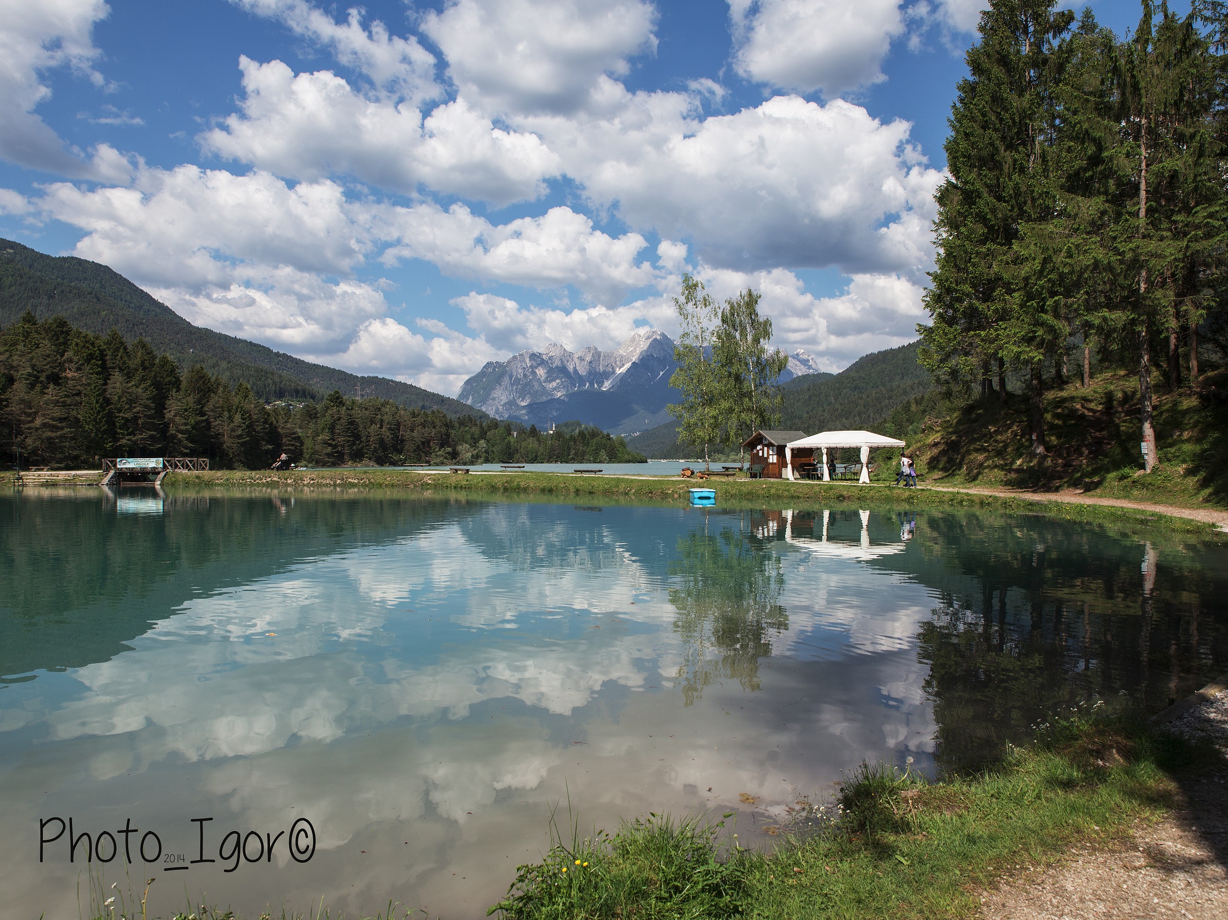 Panorama al Lago Cadore
