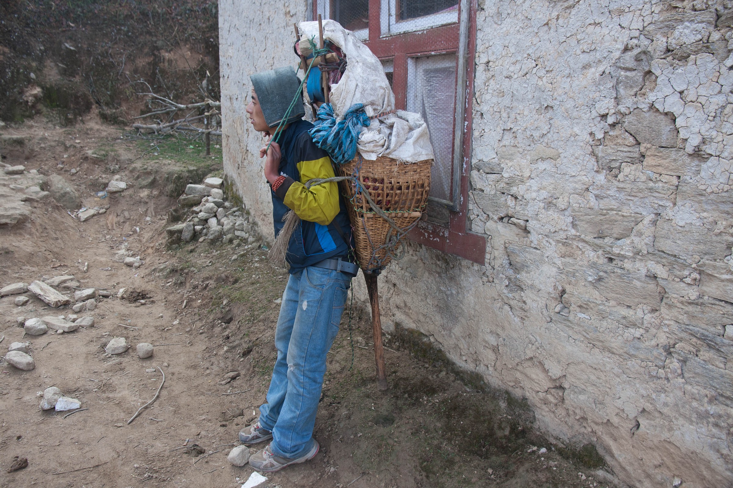 Il macellaio verso il mercato