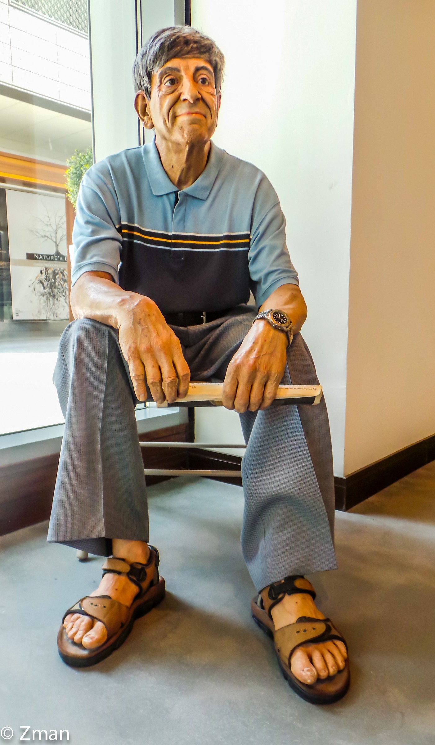 Wax Statue at The Photo Gallery,Dubai