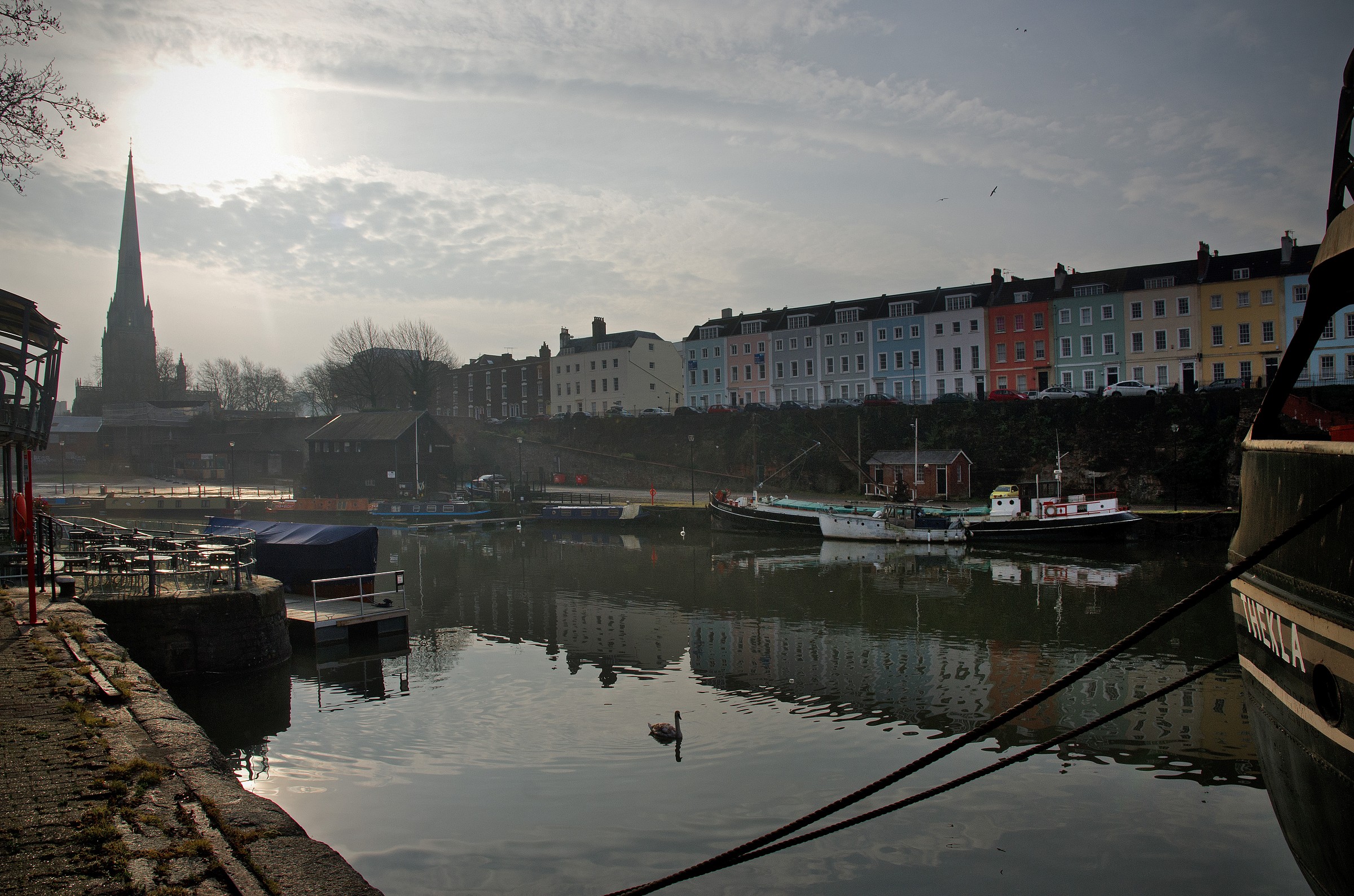 Bristol nebbiosa mattina