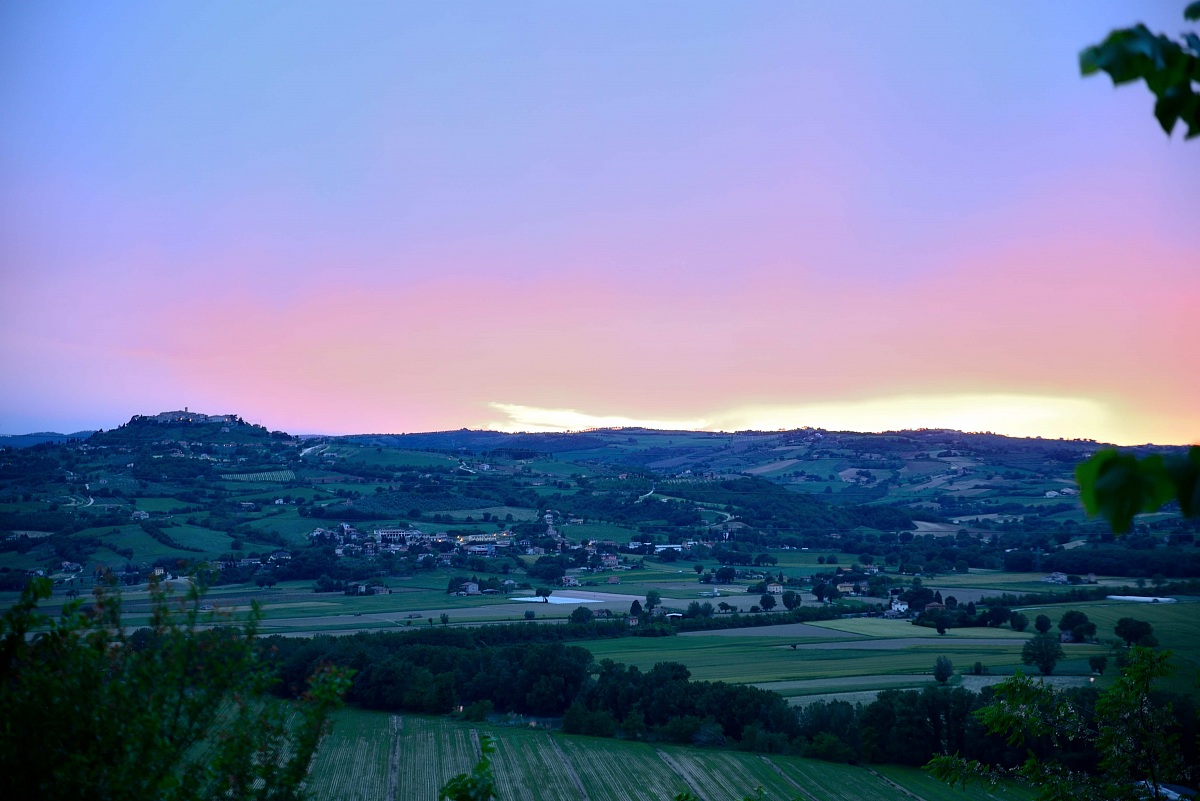Tramonto nei pressi di Todi