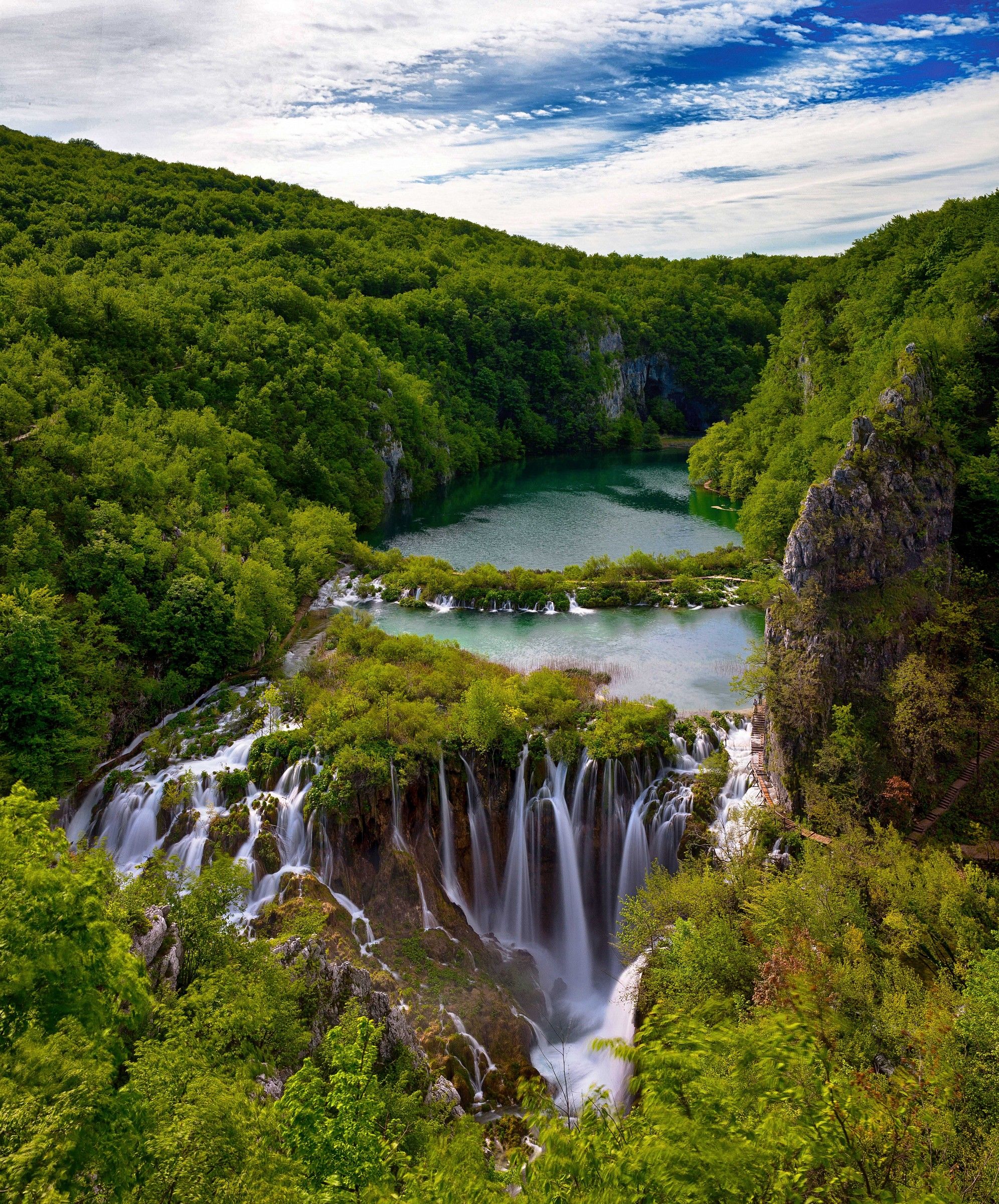 main waterfall croatia plitvice jereza