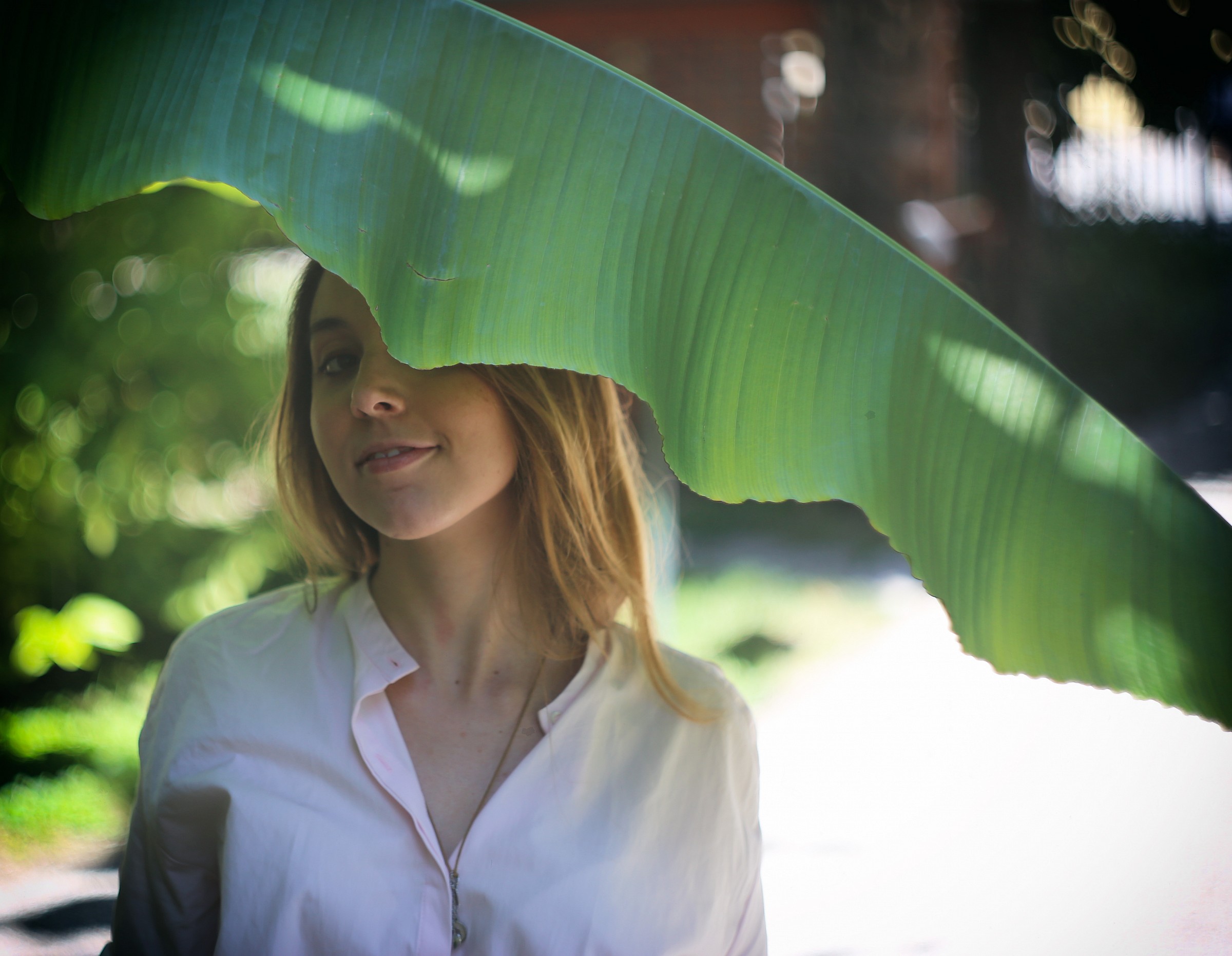 Smiling in the shadow