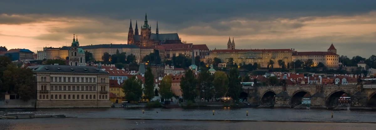 Sunset in Prague