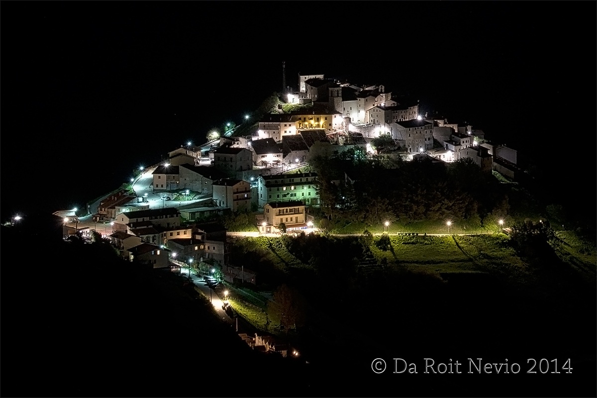 Castelluccio by night