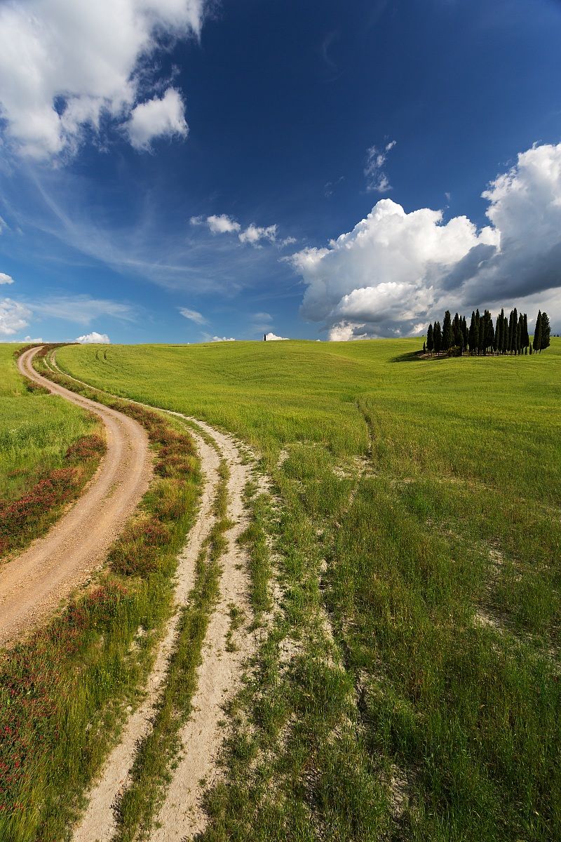 Climbing towards the blue