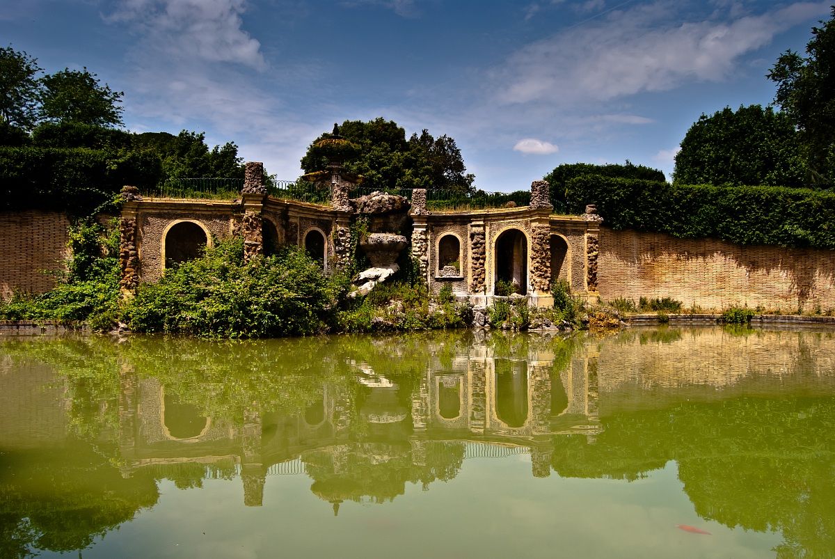 Riflessi a Villa Pamphili