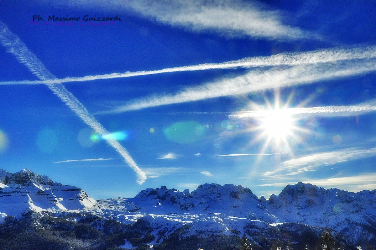 Paesaggio in controluce - Madonna di Campiglio(TN)