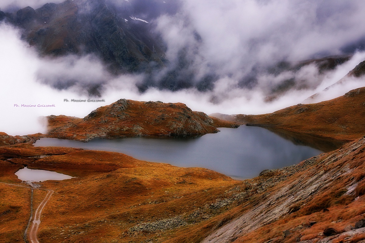 Laghetto in cima al Passo Gavia