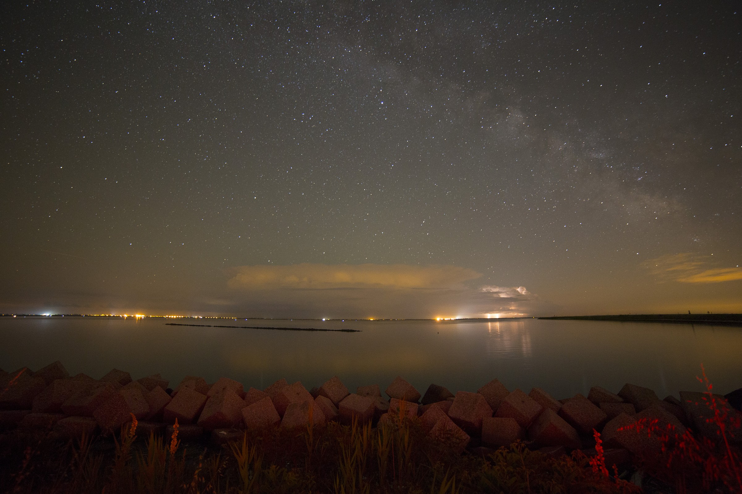 Milky Way above the storm