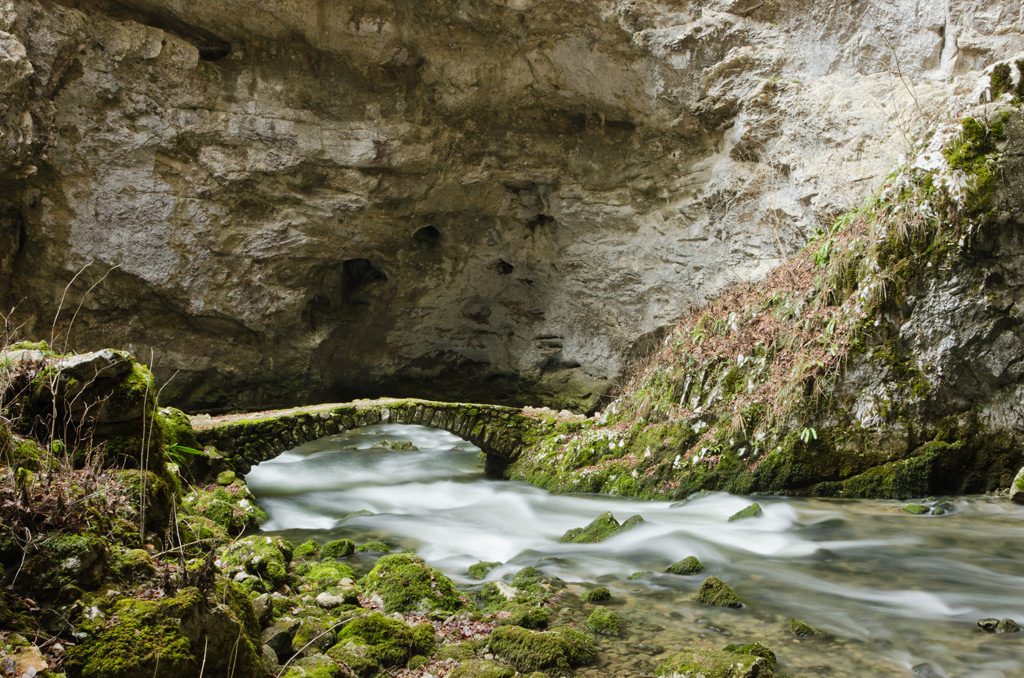 Enchanted bridge (Rakov Skocjan Slovenia)
