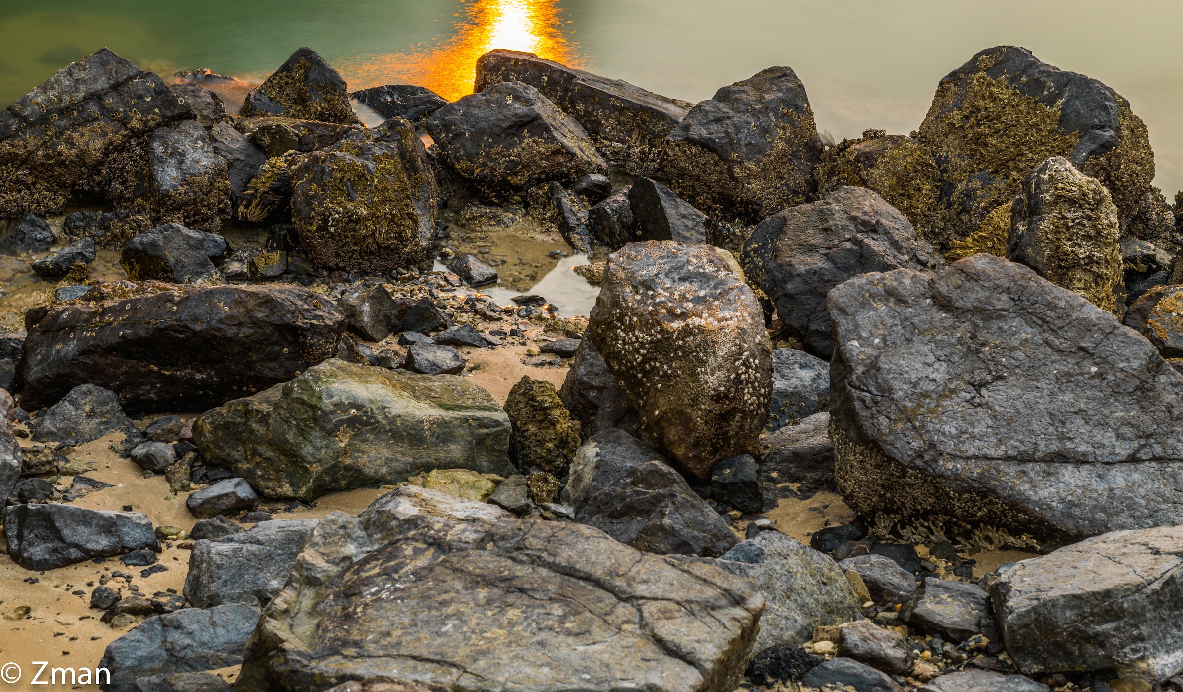 Rocks In Al Mafraq Bridge Area, Abu Dhabi