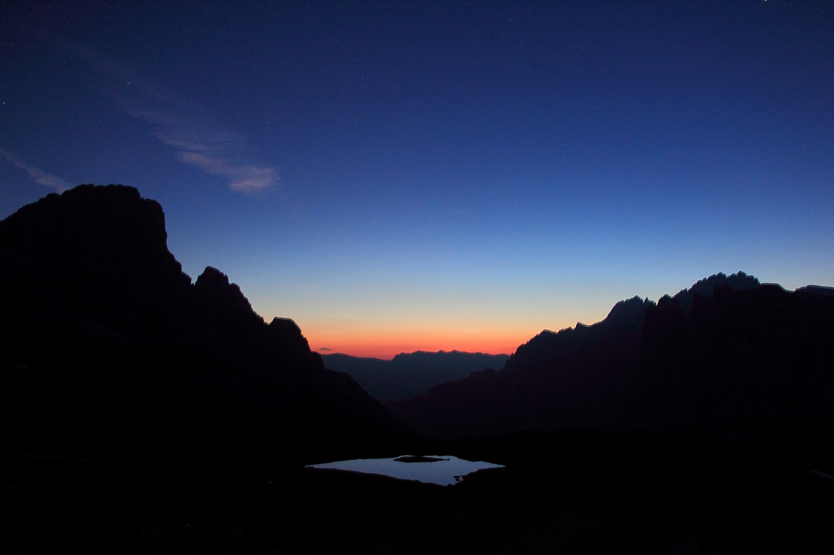 Alba alle Tre Cime di Lavaredo
