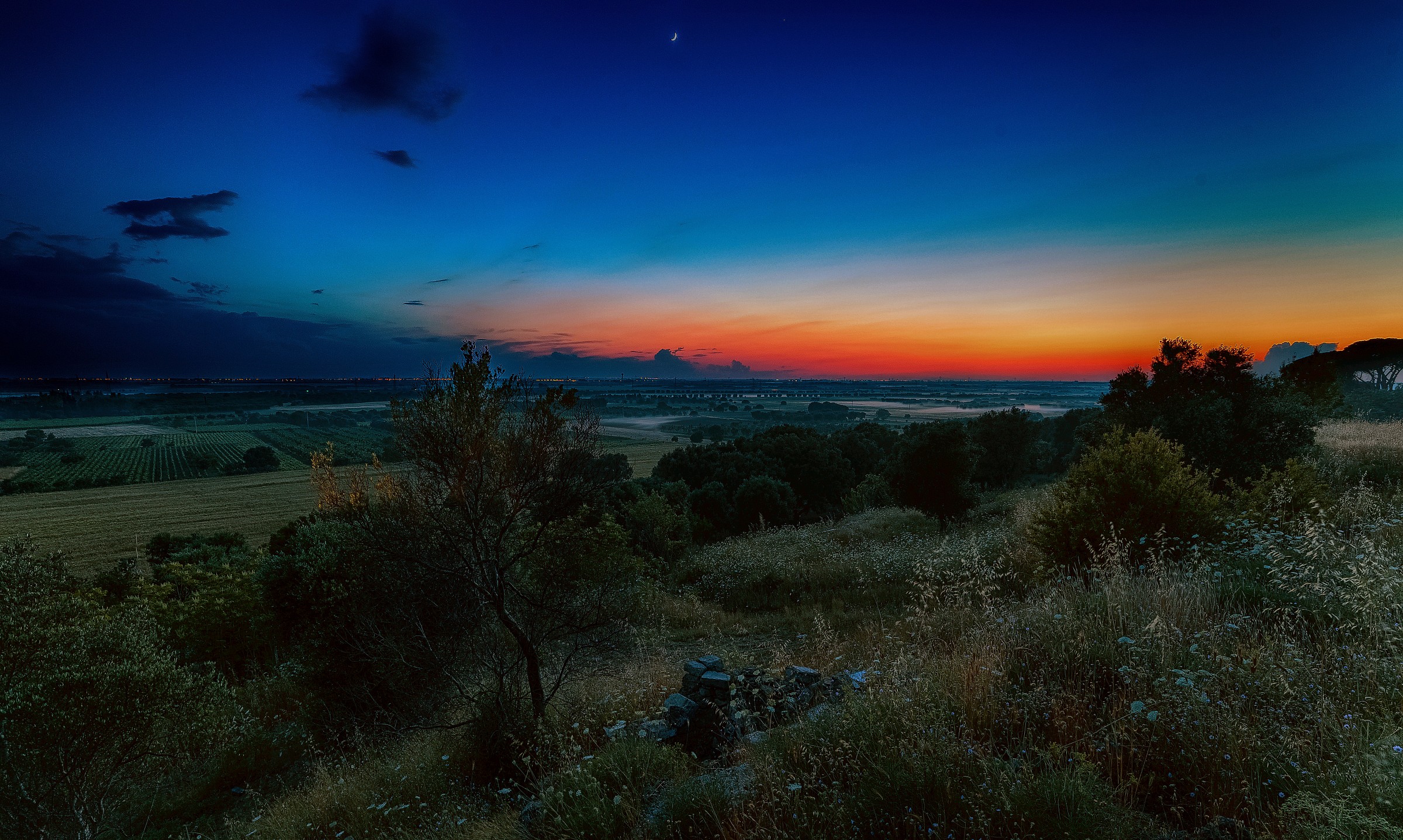 Al tramontar del tramonto