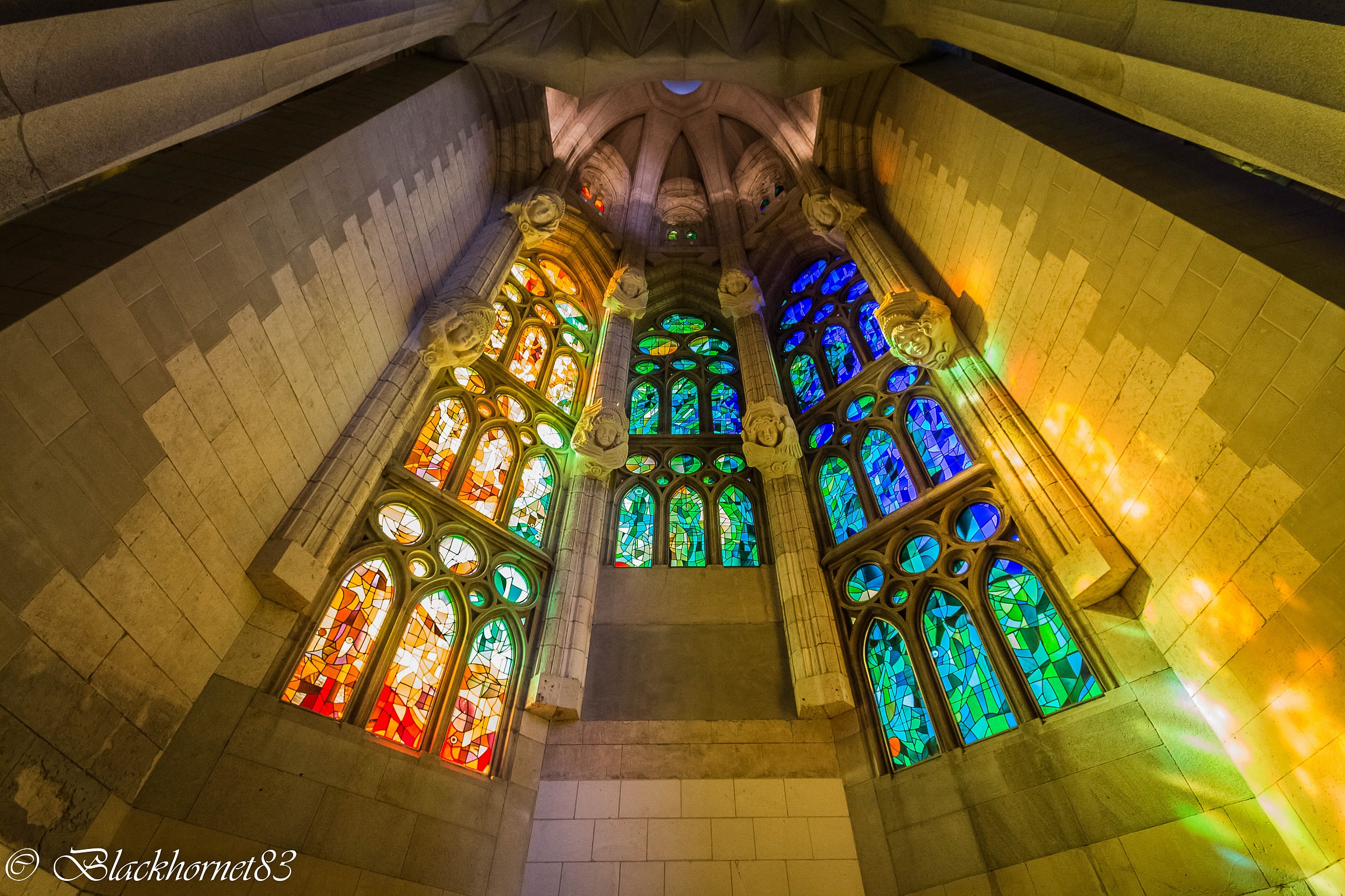 Of light and color inebriate.