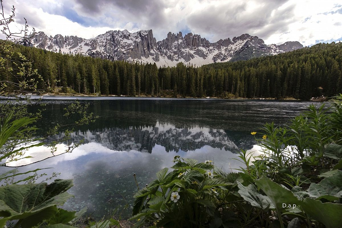 Dolomiti lago di Carezza e Latemar