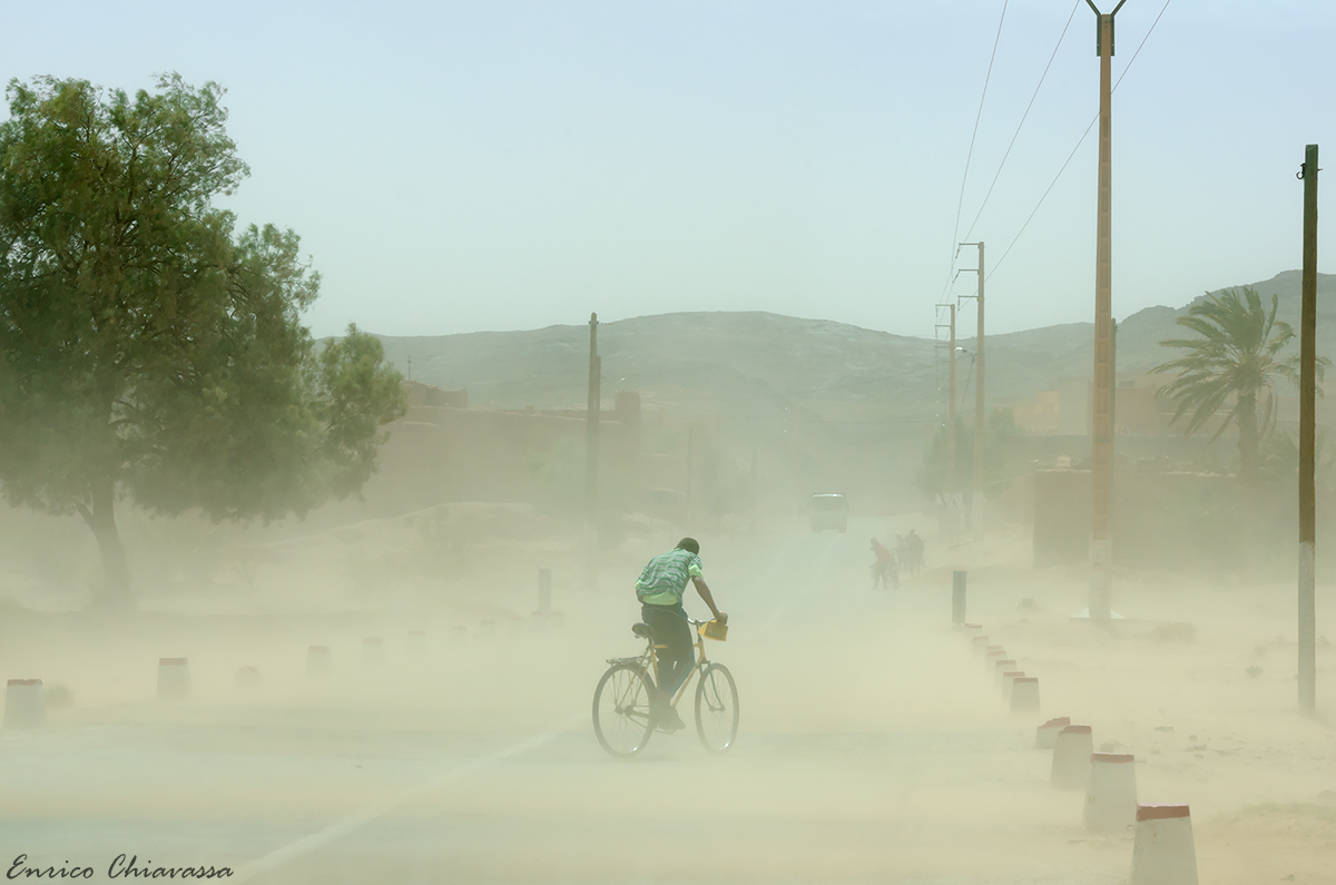 Cycling against the wind ...
