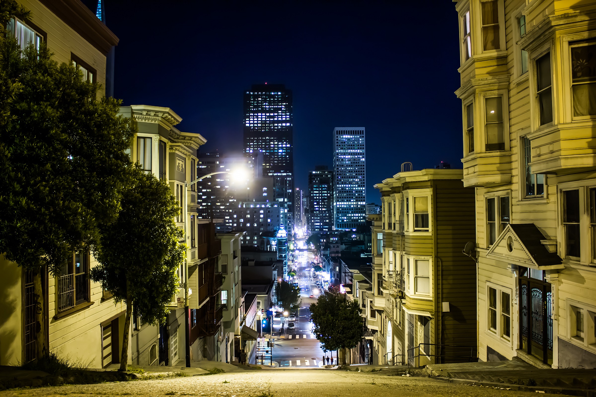 San Fran late at night