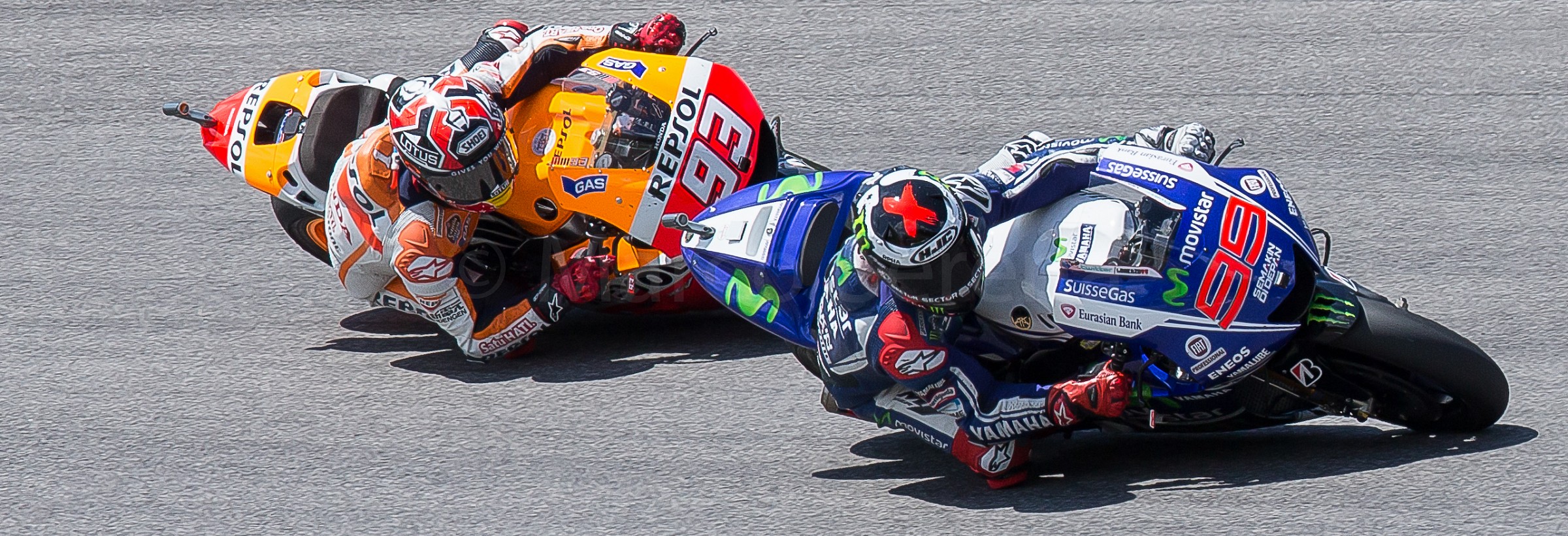 Battle VS Marquez Lorenzo Mugello MotoGP 2014