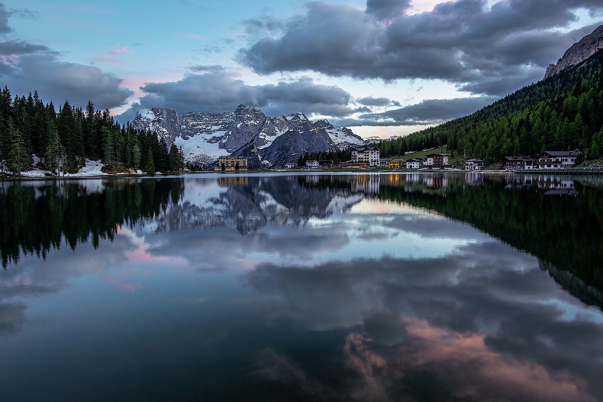 misurina the blue hour