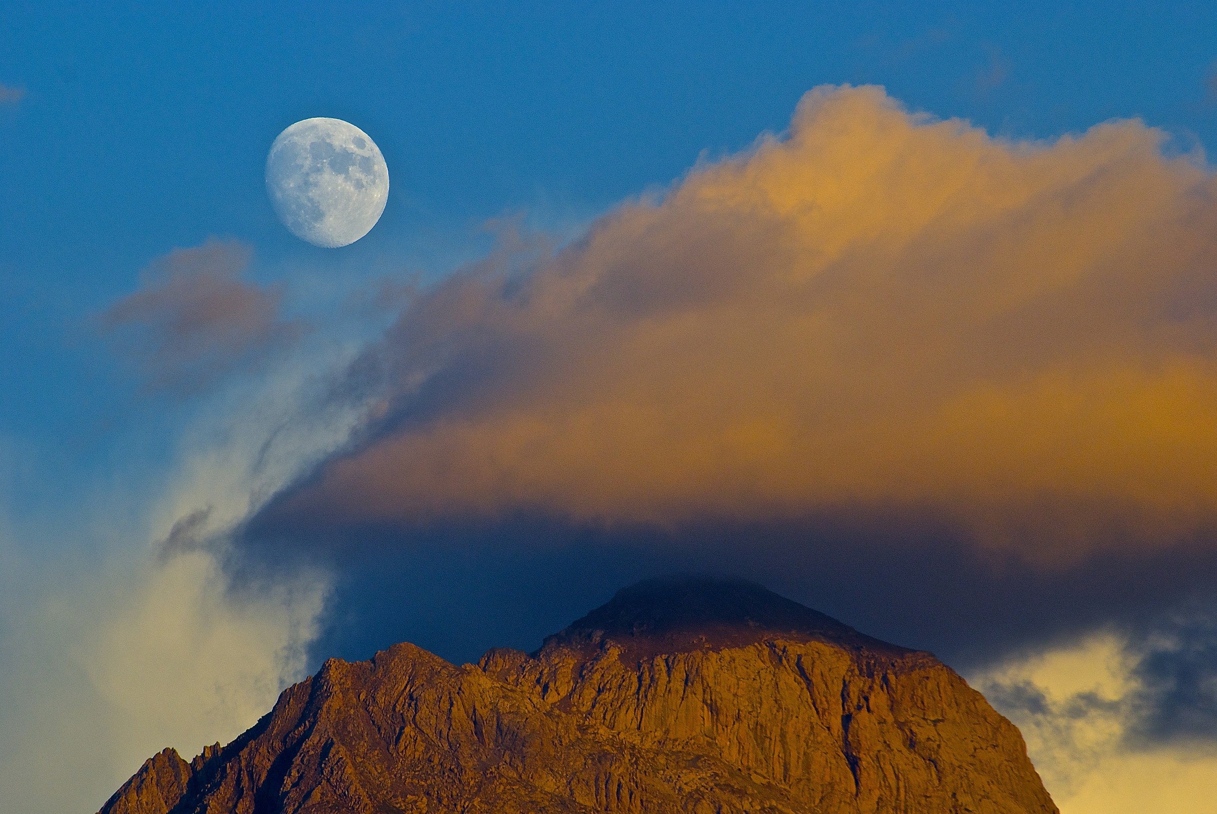 The white side of the moon