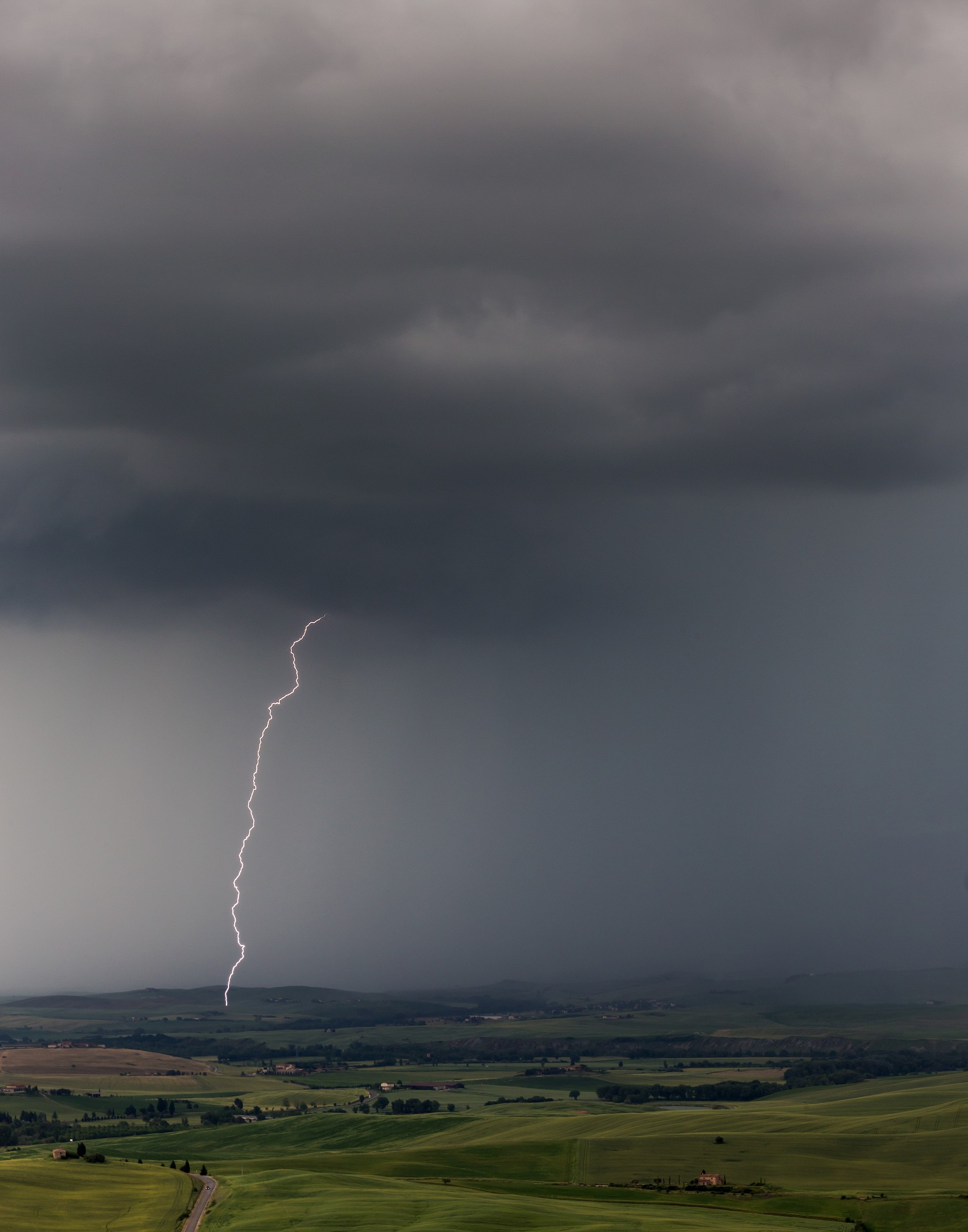 When it rains, it rains ... in Val d'Orcia