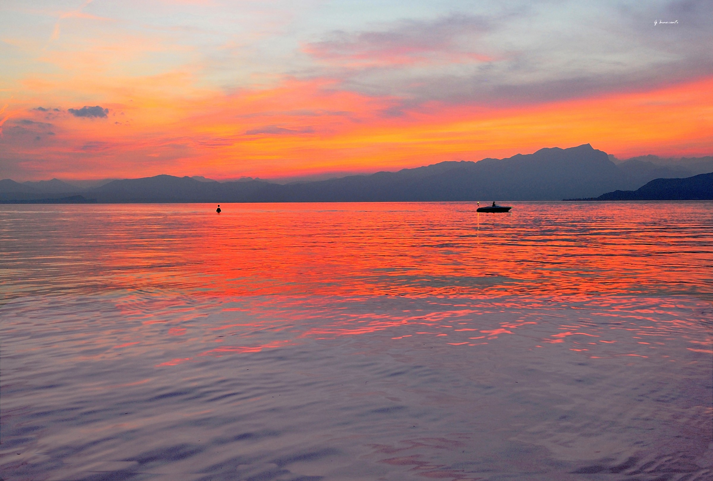 after sunset you return home