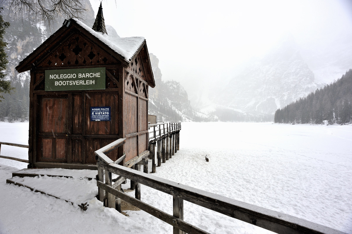 Lago di Braies,Dolomiti.