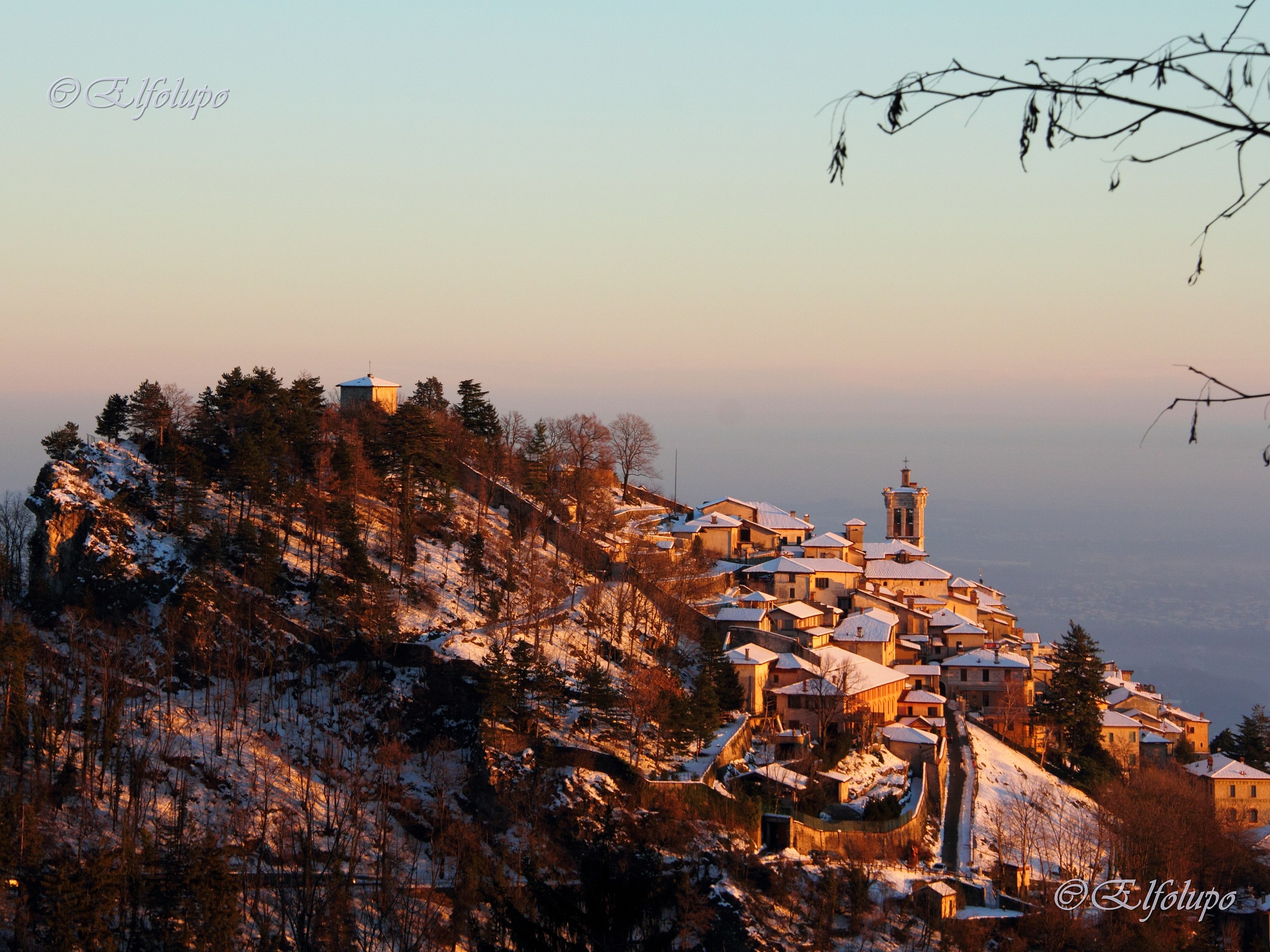 SacroMonte di Varese al tramonto