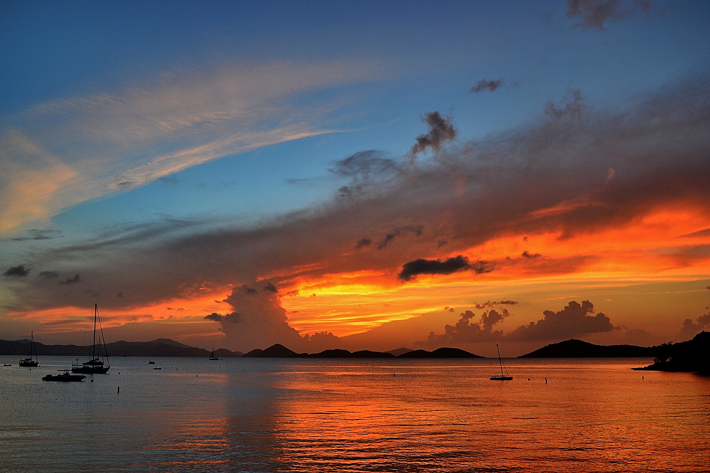 Tramonto a Caneel Bay - u.s. Virgin Islands