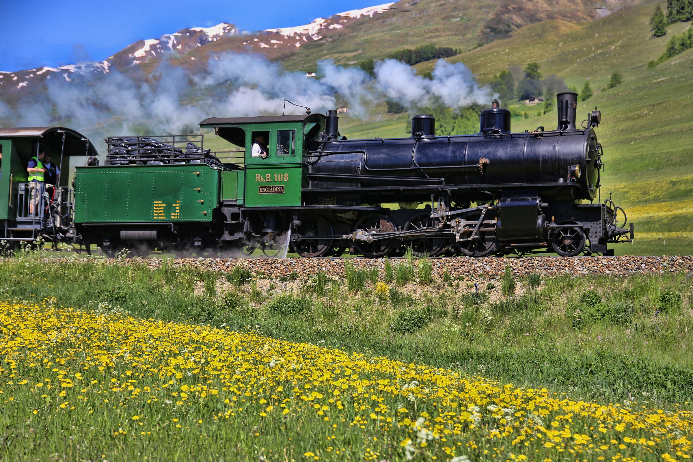 Steam Locomotive G 4/5 108 "Engadine"