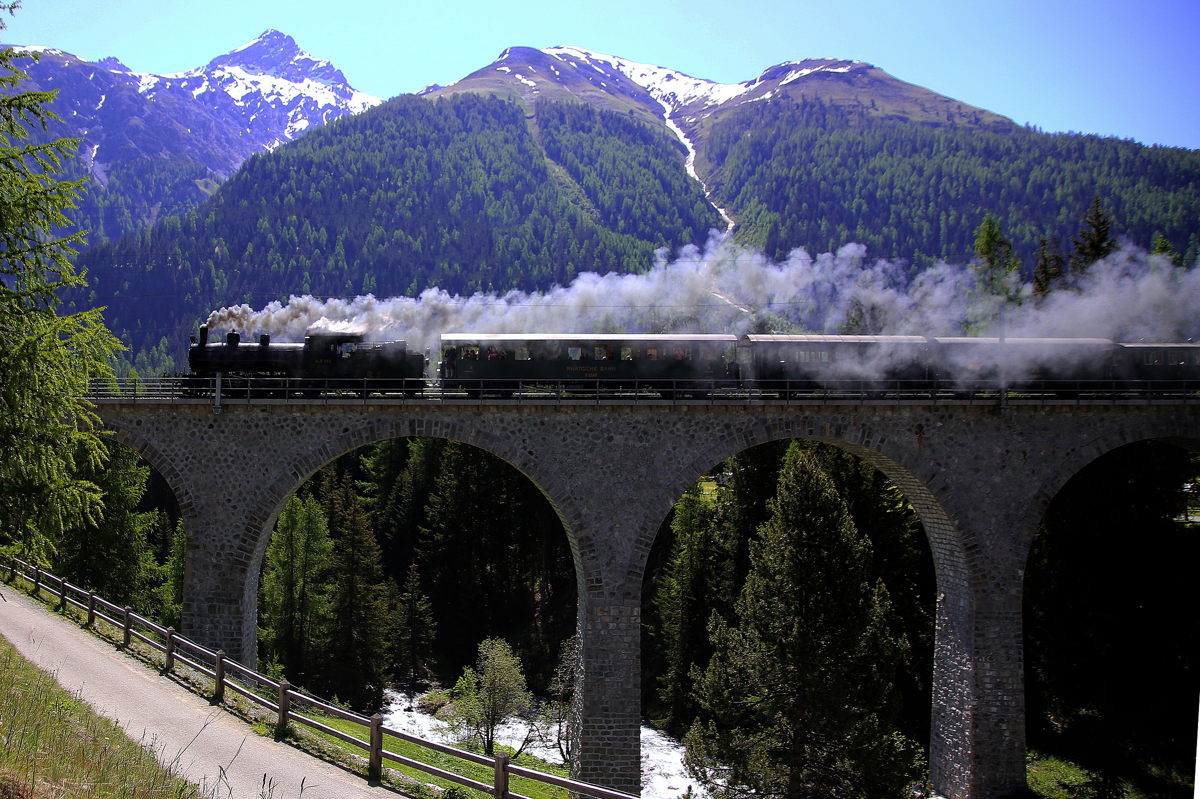 Steam Locomotive G 4/5 108 "Engadine" 1906