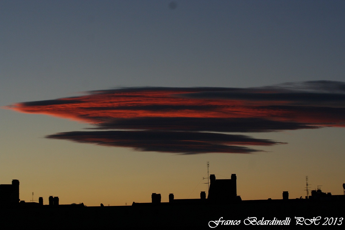 Una macchiarossa nel cielo