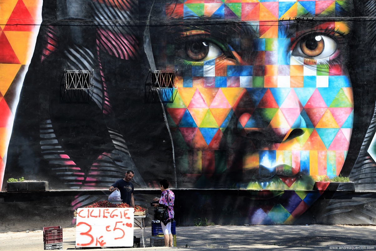 Eduardo Kobra, "Peace" the face of Malala Yousafza...