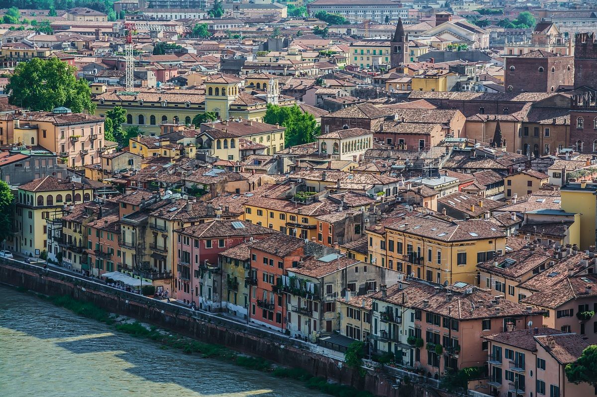 Verona overlooking the Adige