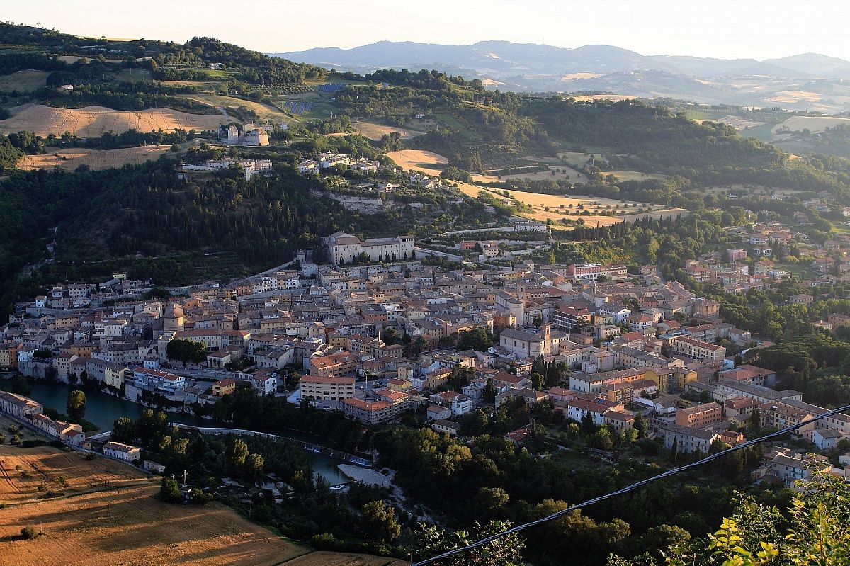 sunrise in Fossombrone