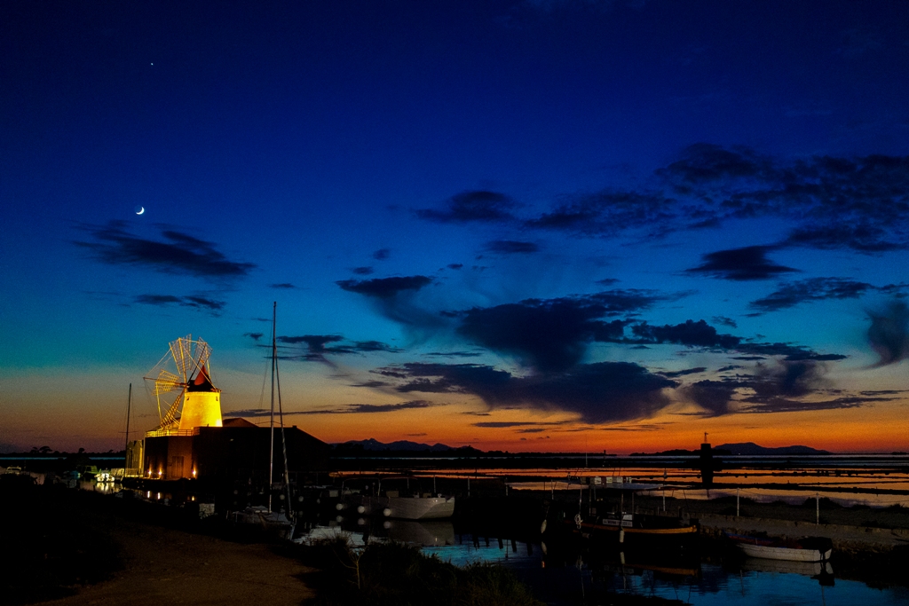 Marsala, Motya to dock at sunset