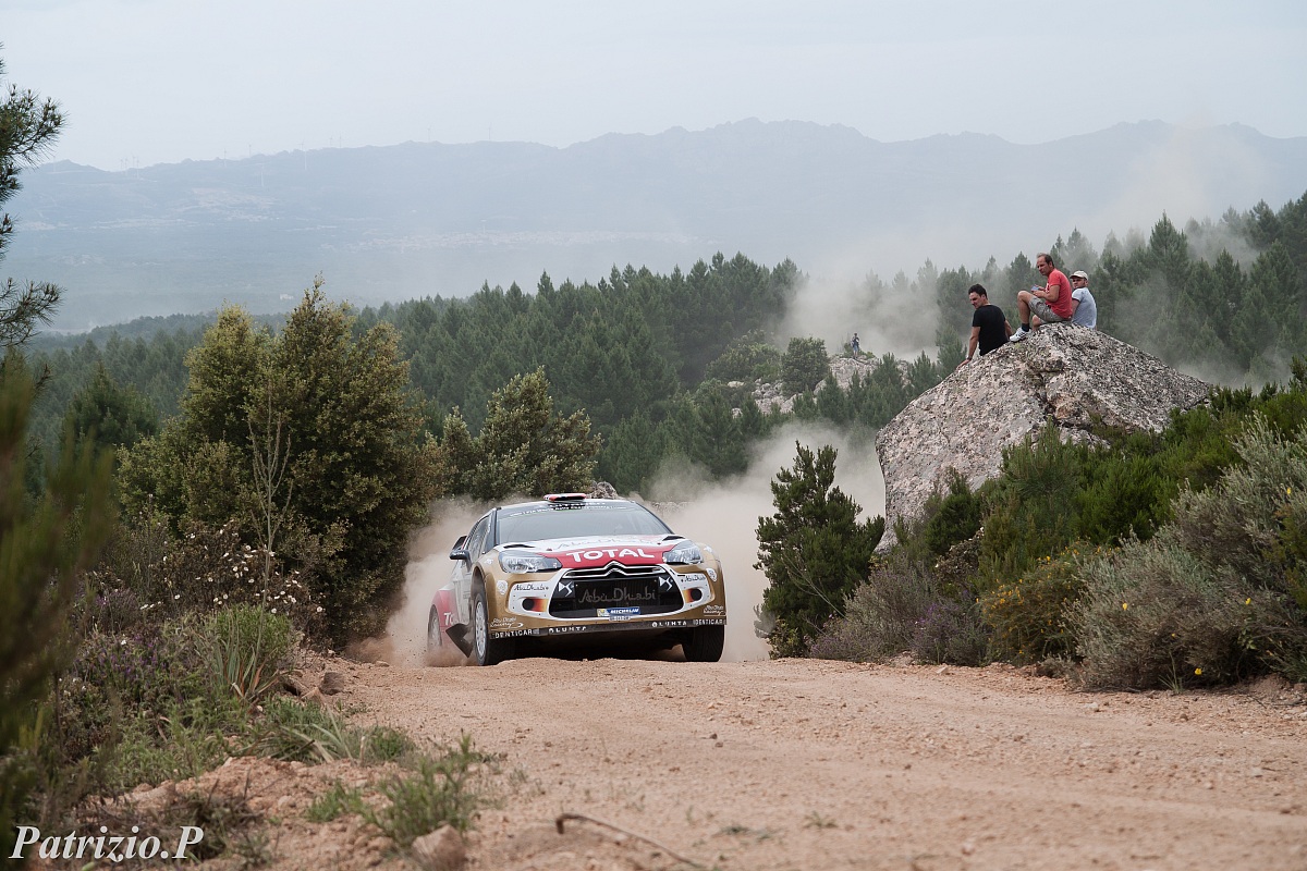 Hard runnning in Loelle - Rally Italy Sardinia 2014