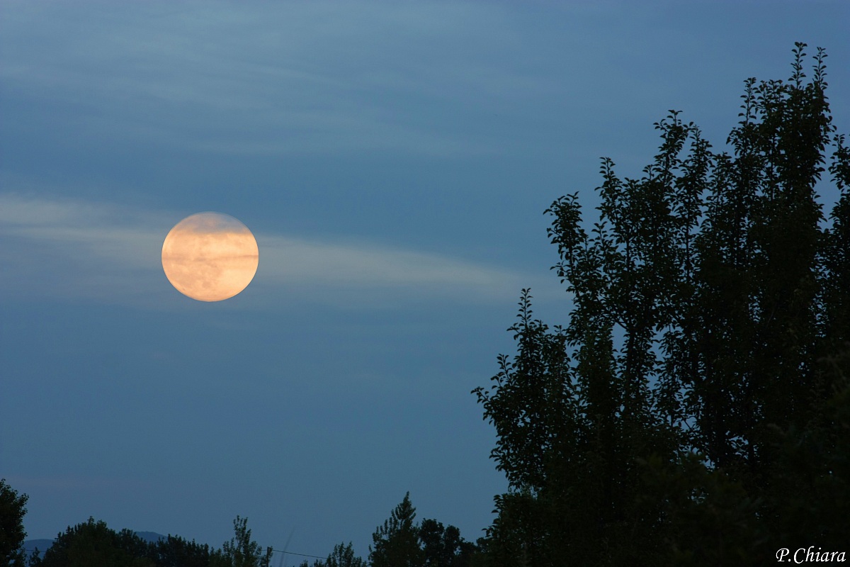 la luna rossa sorge !  13/06/2014