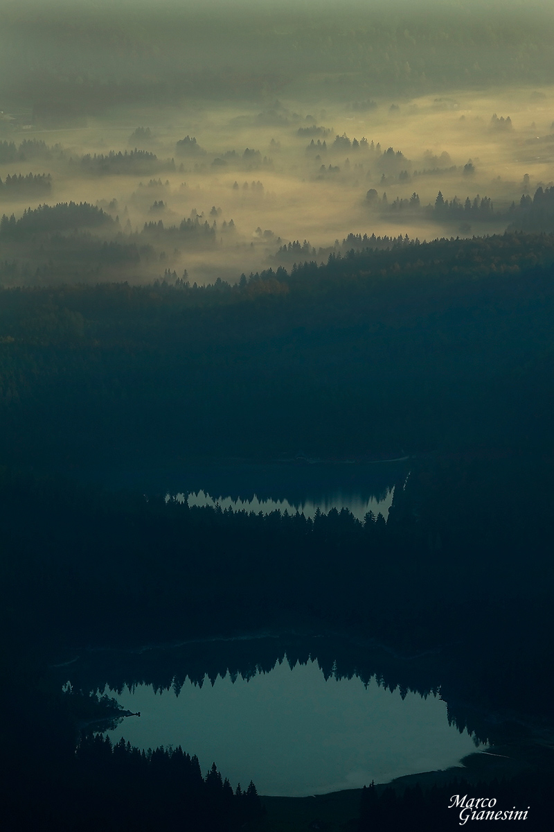 Laghi di Fusine dal Mangart
